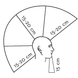 Główka treningowa męska NICO 20 cm