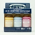 Mydło w płynie kastylijskie 18w1 Dr. Bronner's 60 ml. 3 – pack I
