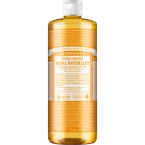 Mydło kastylijskie w płynie 18w1 Dr. Bronner's cytrusowo-pomarańczowe 945 ml.