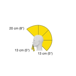 Główka treningowa męska z brodą PIVOT POINT Ian 20 cm