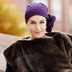 Chusta Basic Long ciemny śliwkowy