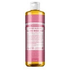 Mydło kastylijskie w płynie 18w1 Dr. Bronner's kwiat wiśni 475 ml.