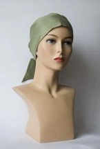 Chusta Basic Long przydymiony zielony