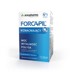 Forcapil®  Wzmacniający 60 szt. kapsułki - moc, witalność, połysk włosów i paznokci