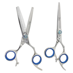 Zestaw nożyczki + degażówki + etui Shinzu 5.5"